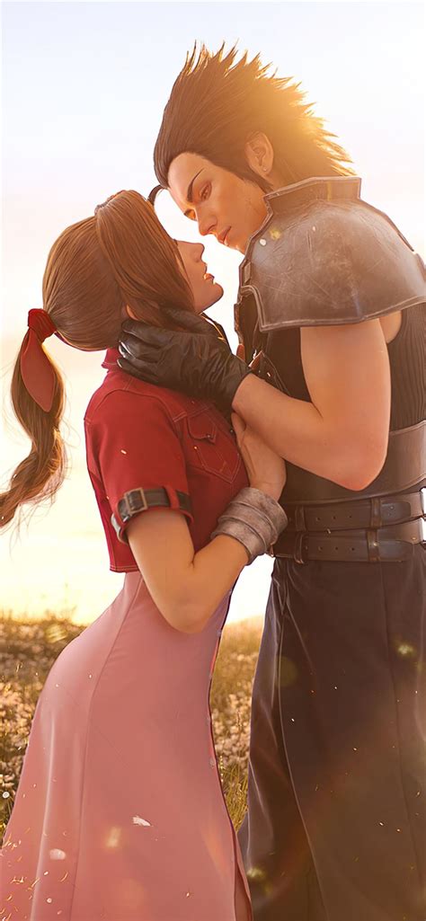 zack fair and aerith cosplay 4k iPhone 11 Wallpapers Free Download