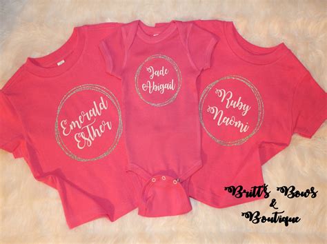 Pink Personalized Baby Shirt Custom Girl Tee Pink Custom - Etsy