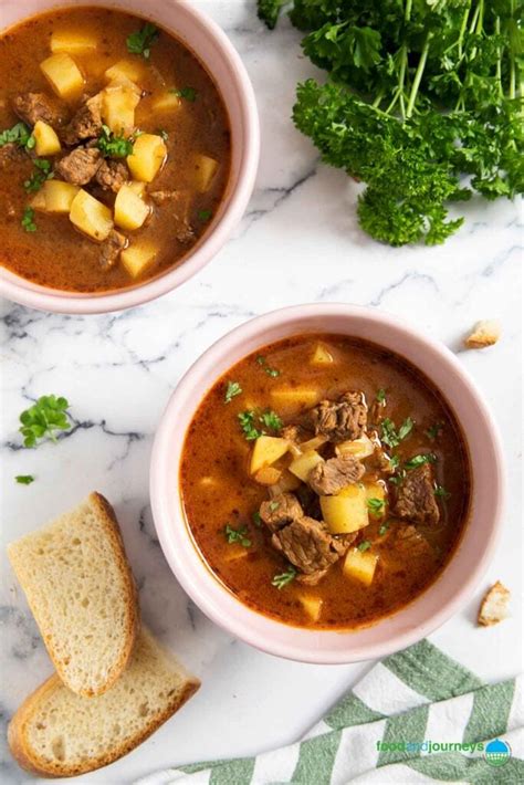 German Goulash Soup (Gulaschsuppe) - Food and Journeys®