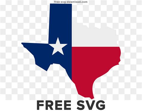 Texas Flag Map Svg | Free SVG Download