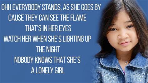 Angelica Hale - Girl On Fire / Lyrics Chords - Chordify