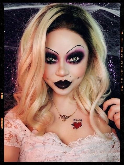 Chucky's Bride Makeup | Halloween makeup pretty, Bride of chucky makeup, Halloween makeup