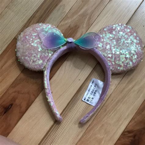 Disney | Accessories | Mickey Mouse Ears Pink Sequin Limited Edition | Poshmark