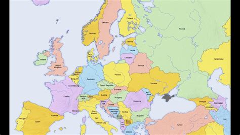 [JetPunk] All European Countries in 1:19 (fr) - YouTube