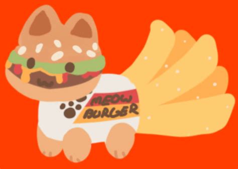 Burger cat by AGhostNamedJj on DeviantArt