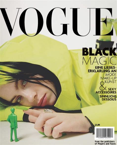 BILLIE EILISH VOGUE🥺💗 | Vogue magazine covers, Magazine cover design, Magazine cover ideas