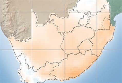 South Africa - Solar Anomaly Map - July 2021 | ArcVera Renewables