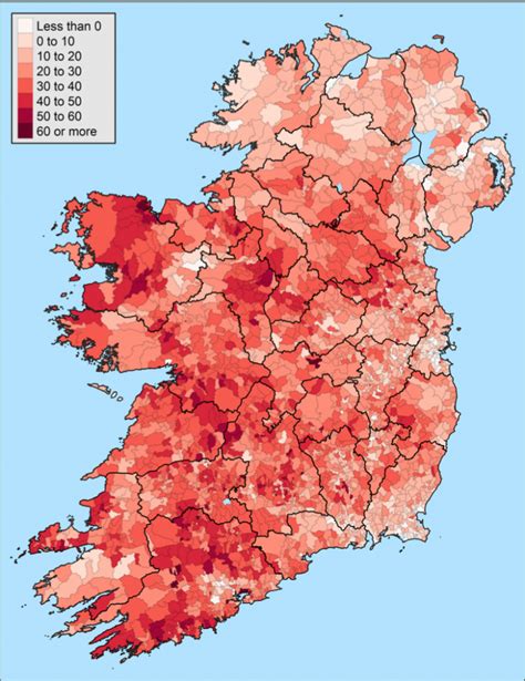 Irish Potato Famine Immigration Map