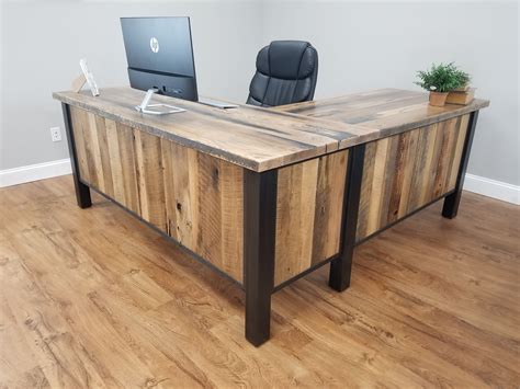 L Shaped Office Desk Layout
