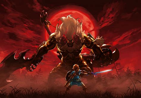 Actual HD Blood Moon Lynel (X-post from r/zelda) : r/Breath_of_the_Wild