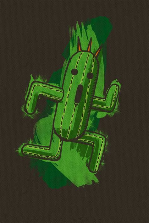 Painted Cactuar by AlexRoivas.deviantart.com on @DeviantArt | Final fantasy art, Final fantasy ...