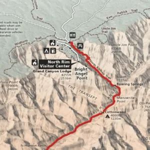 North Kaibab Trail Map - Outside Pulse