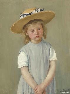 Child in a Straw Hat (1886) by Mary Cassatt. Original port… | Flickr