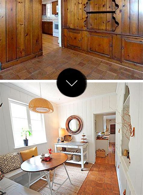 Painted Wood Paneling Before After Paneling Makeover Home Painting | Hot Sex Picture