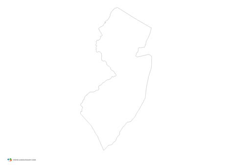 New Jersey Outline Vector at GetDrawings | Free download