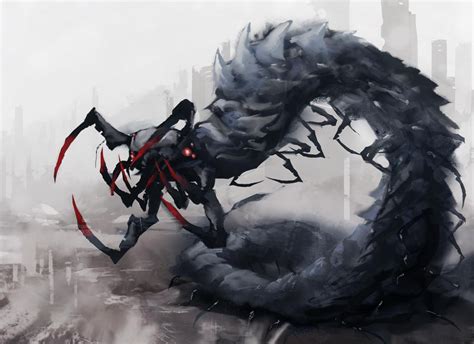 Centipede by cobaltplasma on DeviantArt | Fantasy creatures art, Mythical creatures art ...