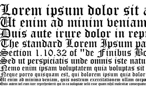 Old English Text MT Font Download Free / LegionFonts