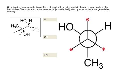 Solved Complete the Newman projection of this conformation | Chegg.com