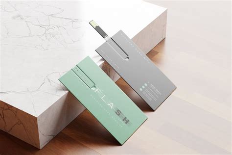 USB Flash Drive Business Card Mockup | Business card mock up, Usb business cards, Usb