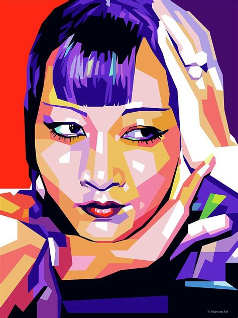 Anna May Wong Digital Art by Stars-on- Art | Stars on art, Pop art drawing, Pop art