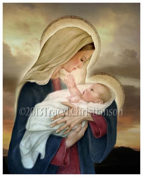 Madonna and Child F Catholic Art Print Blessed Virgin Mary Picture - Etsy