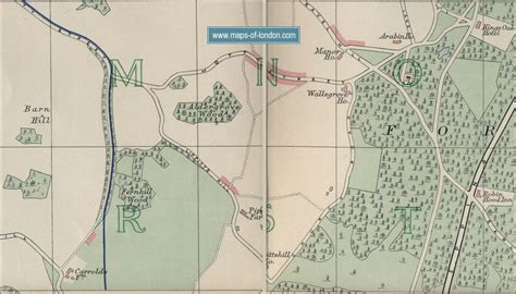 Map of Epping Forest, London