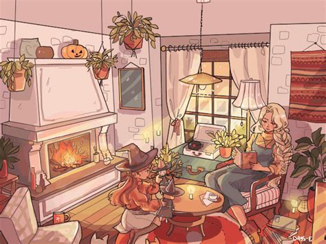 Cozy Aesthetic Room Drawing / @priyankajeyaprahas shared by 𝐏𝐫𝐢𝐲𝐚𝐧𝐤𝐚 on ...