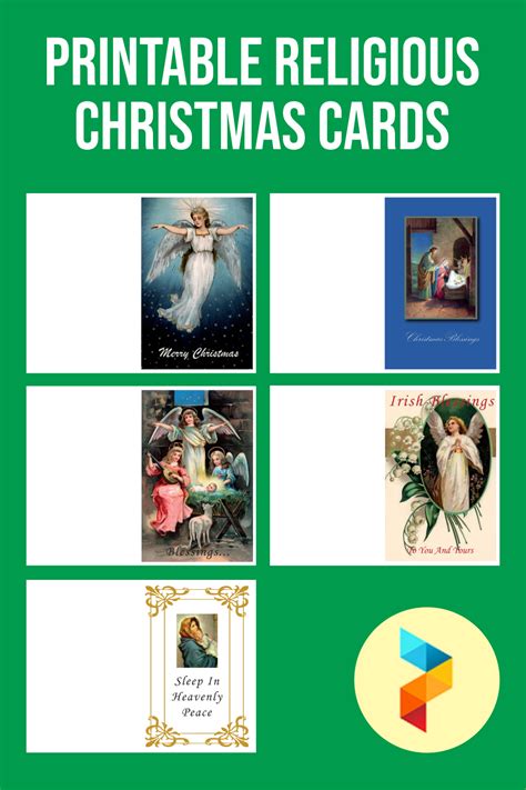 Religious Christmas Cards - 10 Free PDF Printables | Printablee