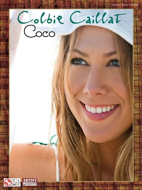 COLBIE CAILLAT COCO Piano Sheet Music Guitar Chords 12 Pop Songs Book ...