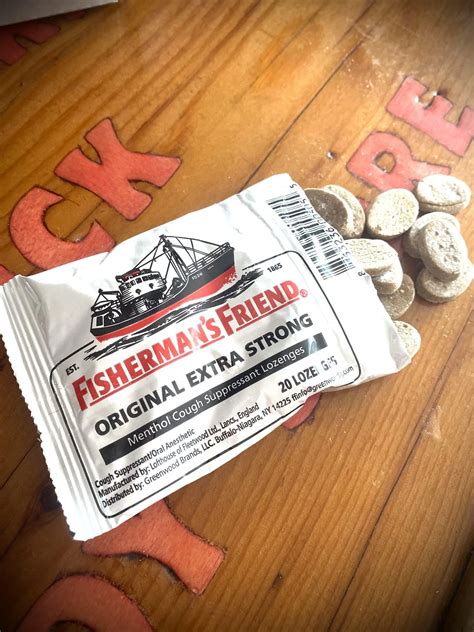 Fisherman's Friend- Original Extra Strong- One 20 Lozenge Pack - Peppermint Stick