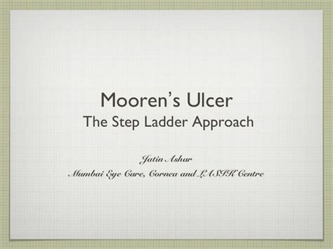 Mooren’s Ulcer