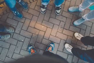 Meeting | View on Shoes of a small group of meeting standing… | Flickr