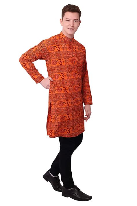 Om Hare Rama Hare Krishna Long Yoga Gypry Hippie Kurta Shirt Casual ...