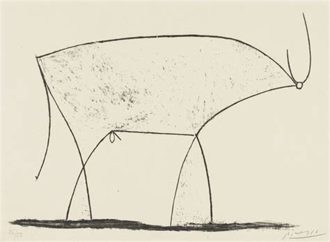 Bull (plate XI), 1946 - Pablo Picasso - WikiArt.org