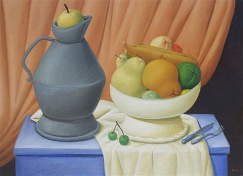 Fernando Botero | Still Life with Fruit Bowl (1999) | Available for ...