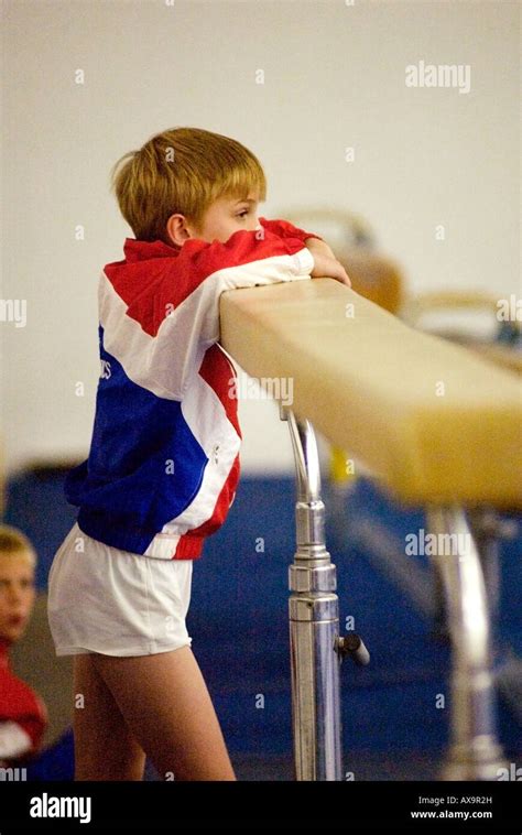 boys perform gymnastics routines Stock Photo - Alamy