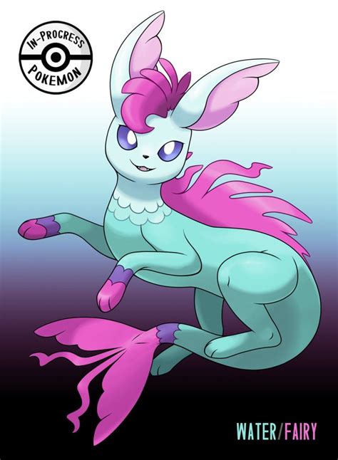 Dual-Type Eeveelutions - Sireneon by InProgressPokemon Pokemon Mew ...