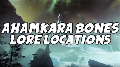 ALL "Ahamkara Bone" Lore Locations - Marasenna Triumphs Guide [Destiny 2: Forsaken] - YouTube