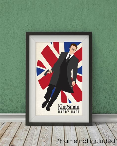 Kingsman-Inspired Movie Poster Fan Art Minimalist | Etsy