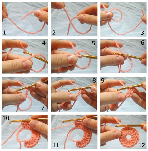 Crochet Magic Circle or Magic Ring (Step by Step Tutorial) | Magic ring crochet, Magic circle ...