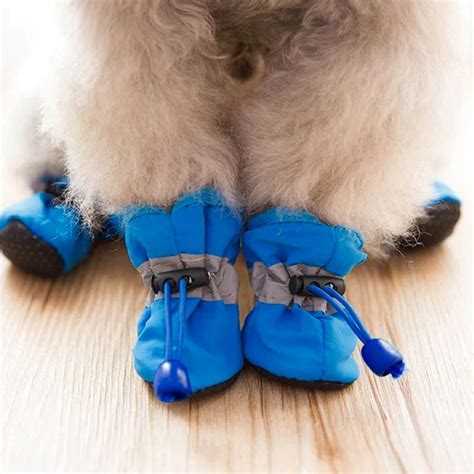 Small Dog Boots Puppy Anti-Slip Shoes Pet Protective Rain Snow Booties - Walmart.com