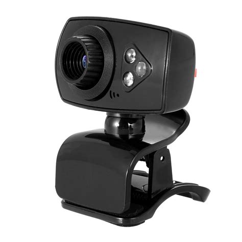 LIPHOM Webcam 480P with Microphone, USB PC Webcam Full HD Web Cameras Plug and Play, Driver-free ...