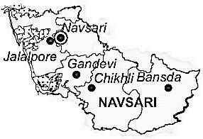 Navsari District | Navsari District Map