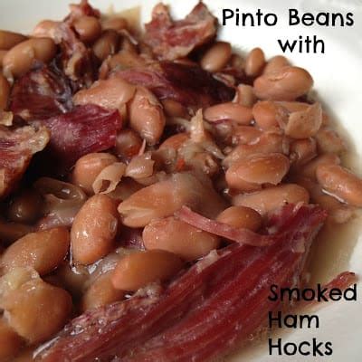 Pinto Beans with Smoked Ham Hocks Turnips 2 Tangerines