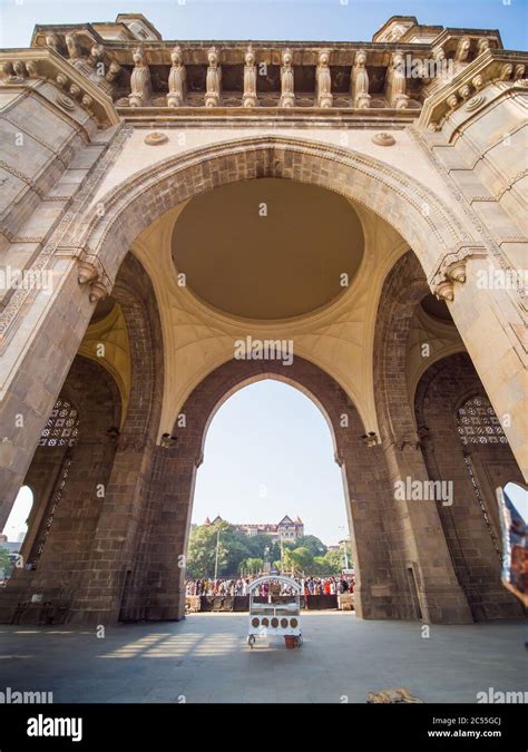 The legendary architecture of the Gateway of India in Mumbai Stock ...