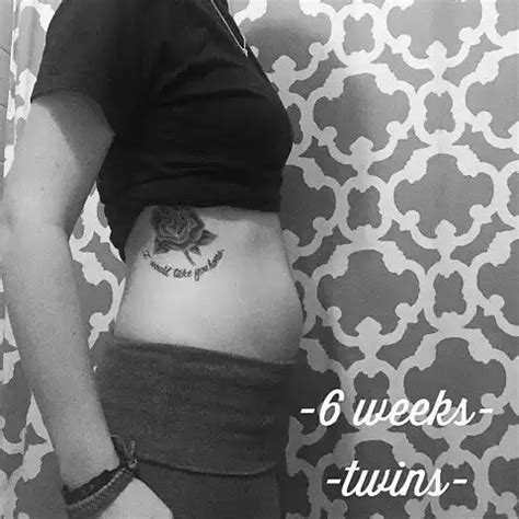 6 Weeks Pregnant With Twins: Belly Pictures, Symptoms & Ultrasound – About Twins