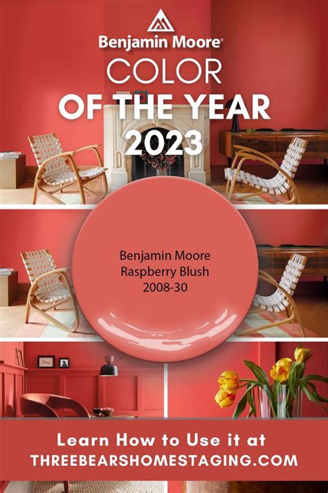 How to Use Benjamin Moore's 2023 Color of the Year Raspberry Blush in Your Home | Three Bears ...