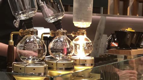 Siphon Experience @ Starbucks Reserve PS - YouTube