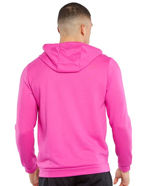 Nike Mens Dry Full Zip Fleece Hoodie - Pink | Life Style Sports UK