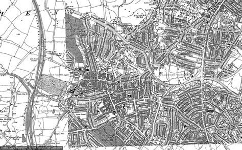 Historic Ordnance Survey Map of Hendon, 1894 - 1896